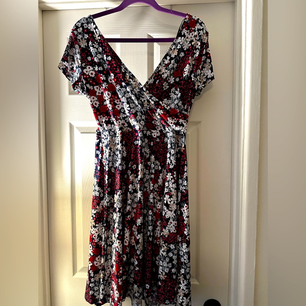 Floral Wrap Dress